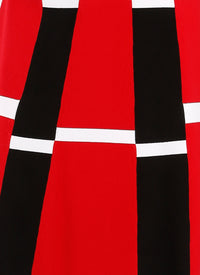 Mirage sleeveless graphic tunic - Red