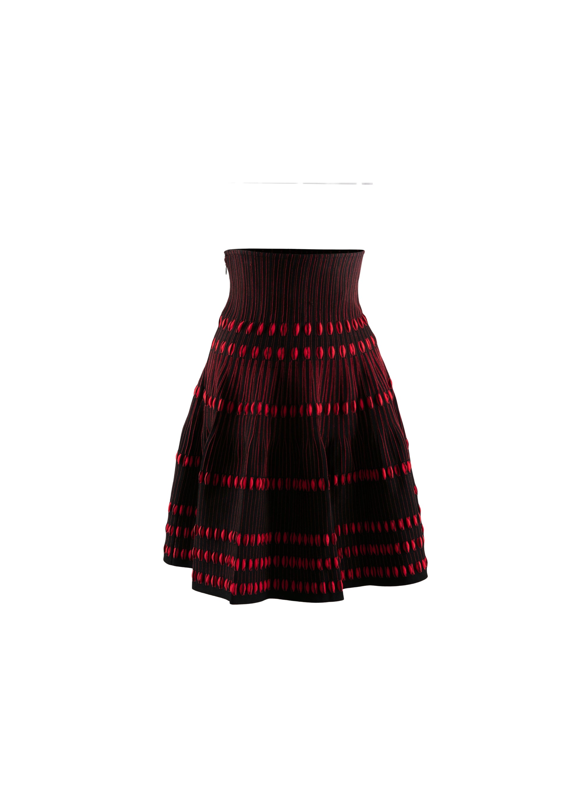 Mini skirt - Black & Red