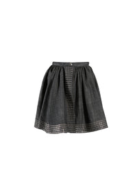Denim skirt - Black