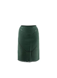 Guarani Straight Knitted Skirt - Fir Tree
