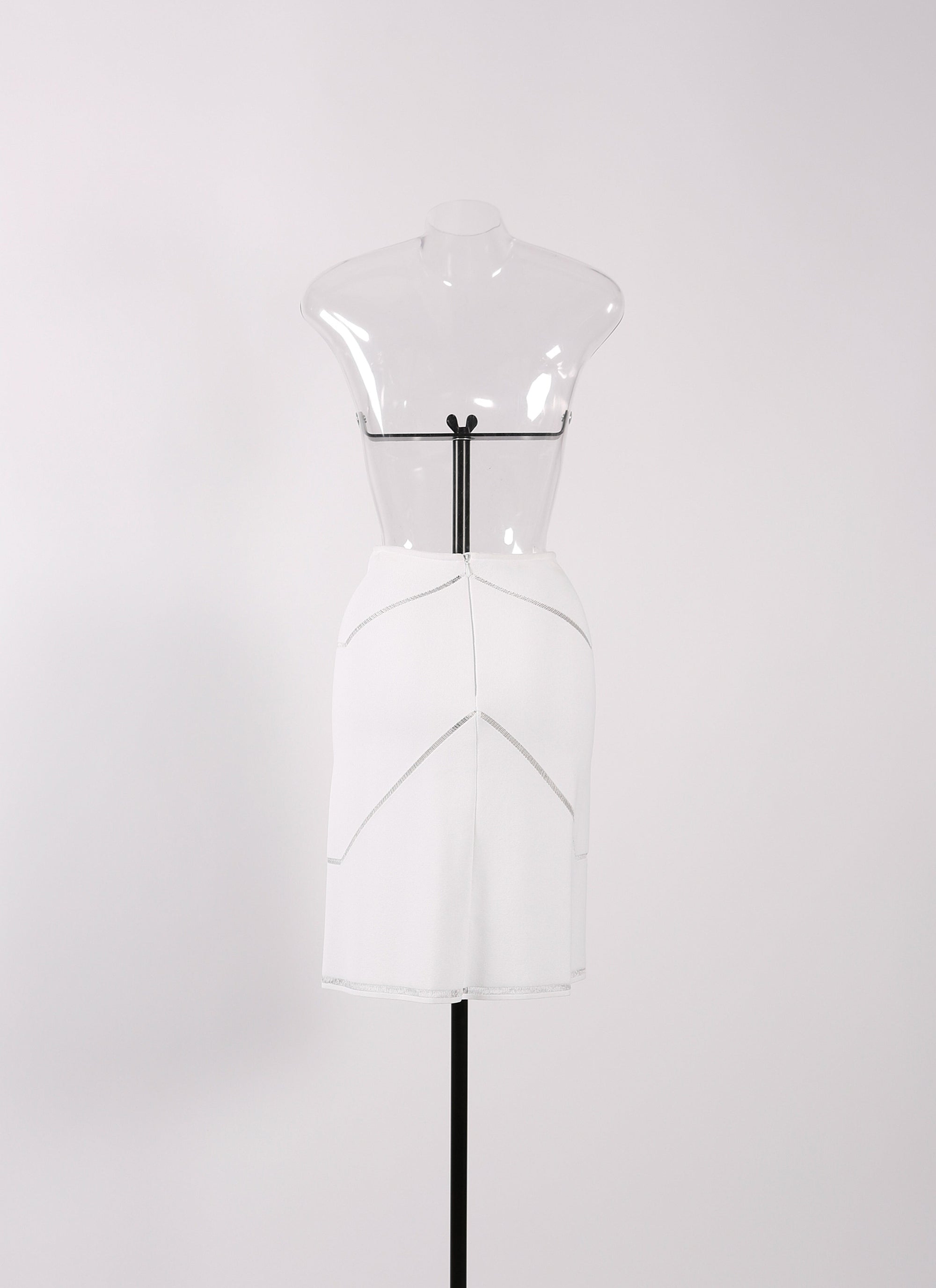 Guarani mesh pencil skirt - Optic White