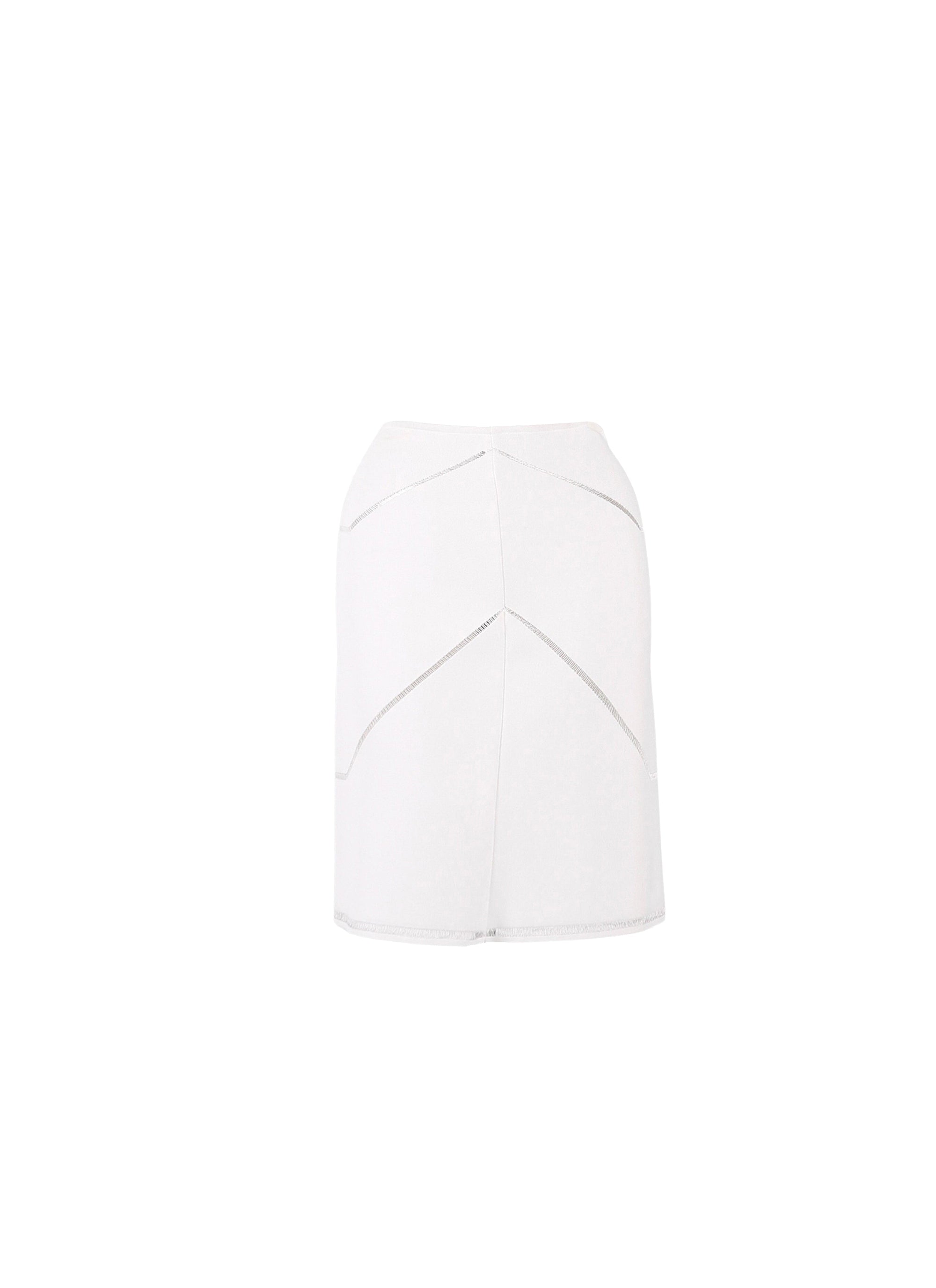 Guarani mesh pencil skirt - Optic White