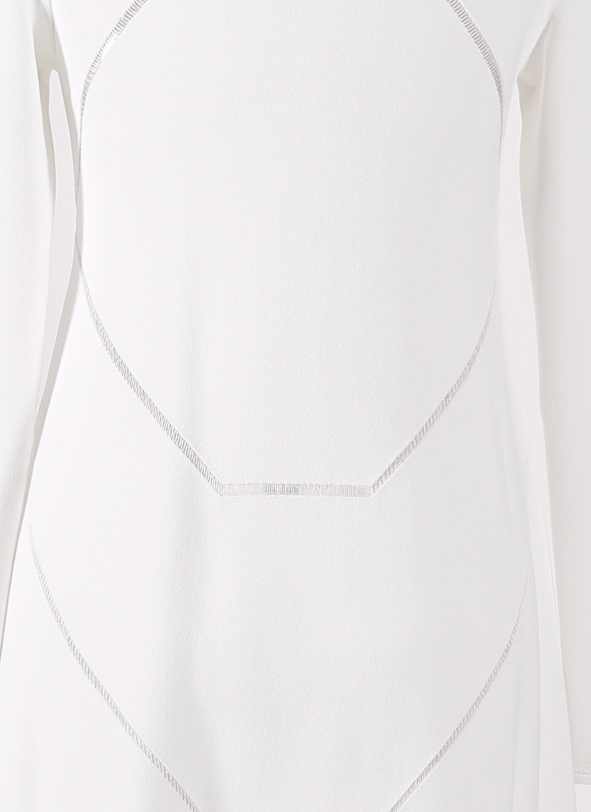 Guarani Long Sleeve Knitted Dress - Optic White
