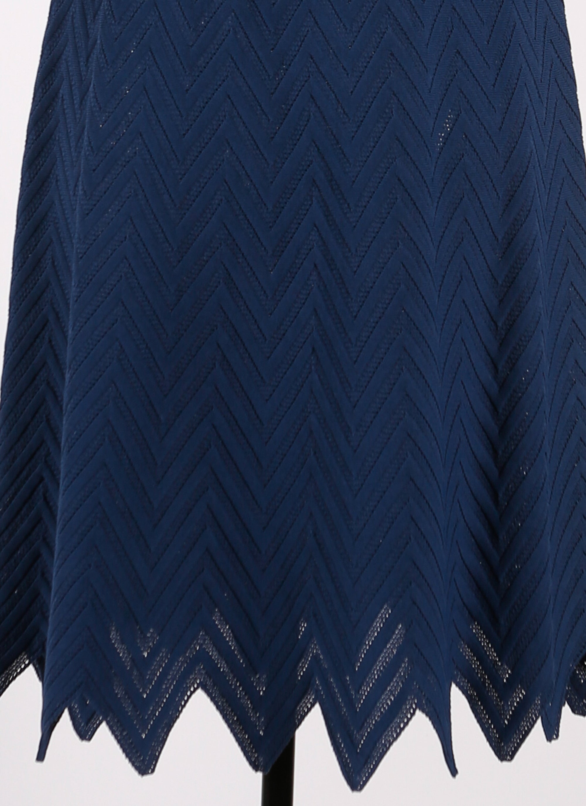 Robe à manches courtes Jamaica en maille - Marine