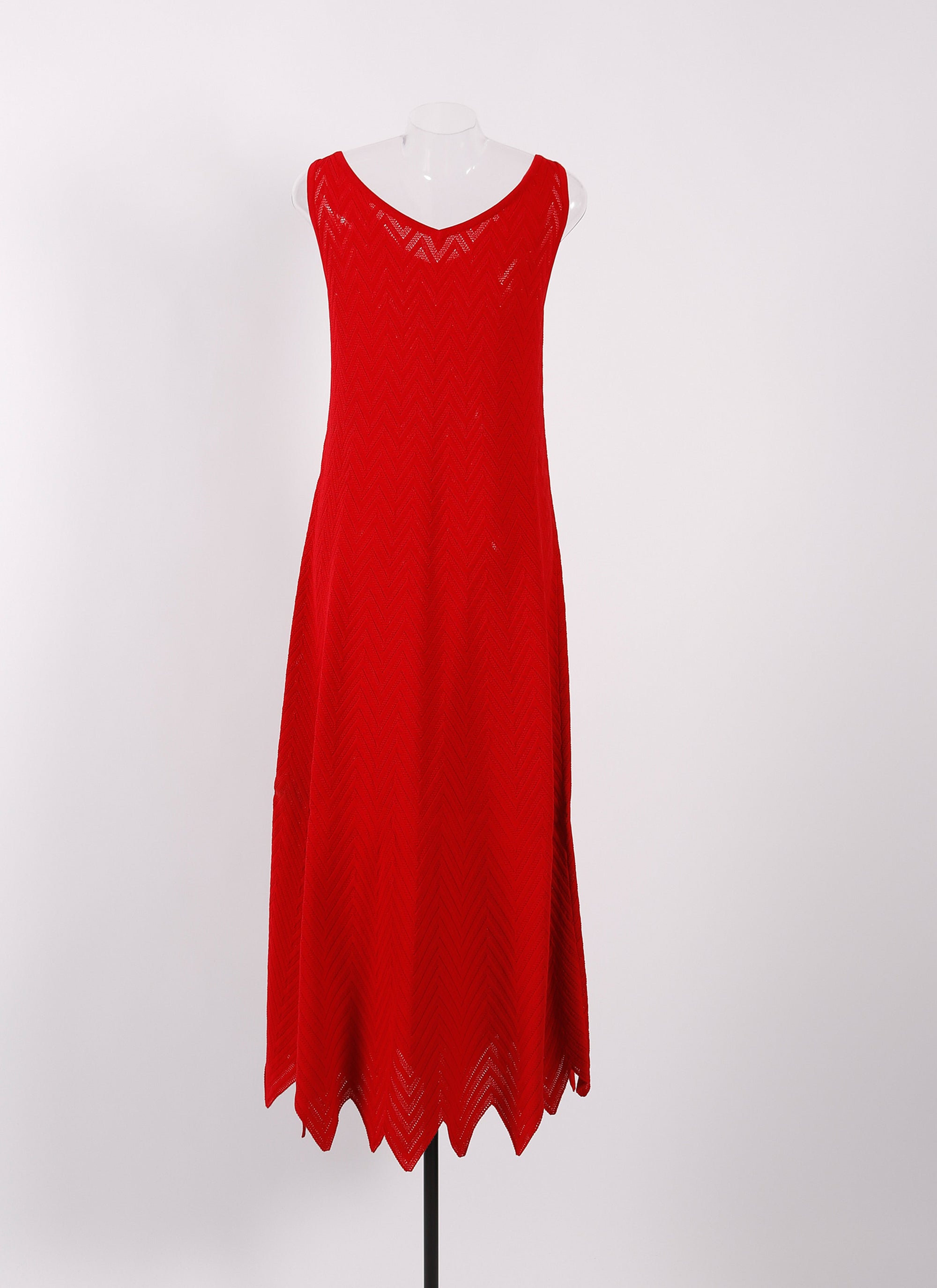 Jamaica sleeveless knitted dress - Lacquer