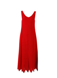 Jamaica sleeveless knitted dress - Lacquer