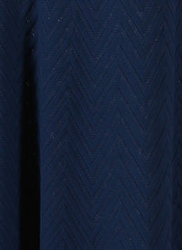 Jamaica sleeveless knitted dress - Navy