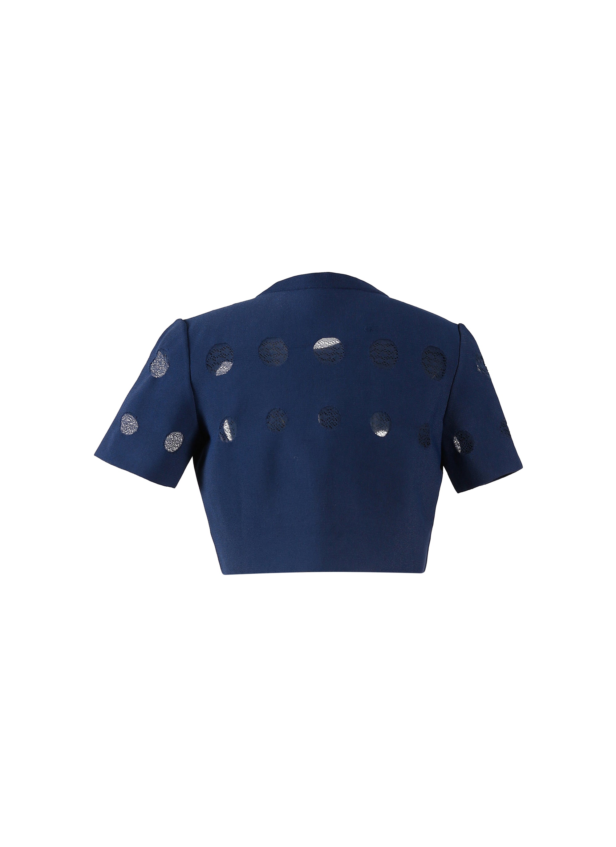 Cardigan à manches courtes Atlas en maille - Marine