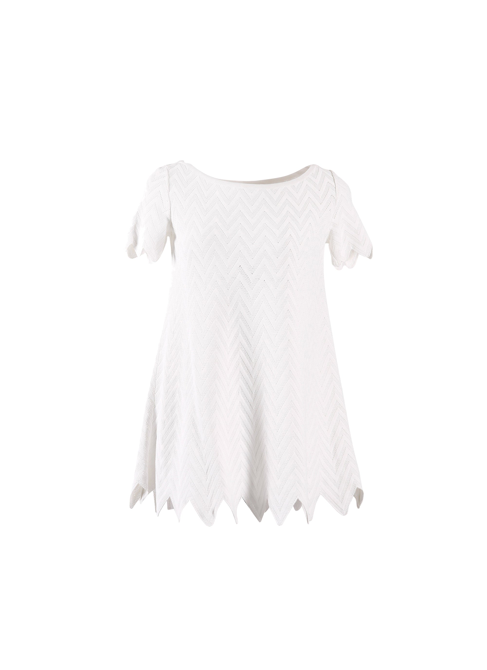 Pull à manches courtes Jamaica en maille - Blanc Optique