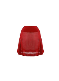 Intime short skirt bottom - Madder