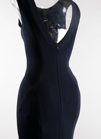 Diva sleeveless knitted dress - Night