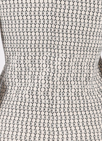 Candy long sleeve jumper in wool - White & Black