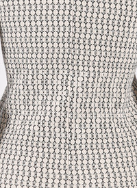 Candy Long Sleeve Wool Sweater - White & Black