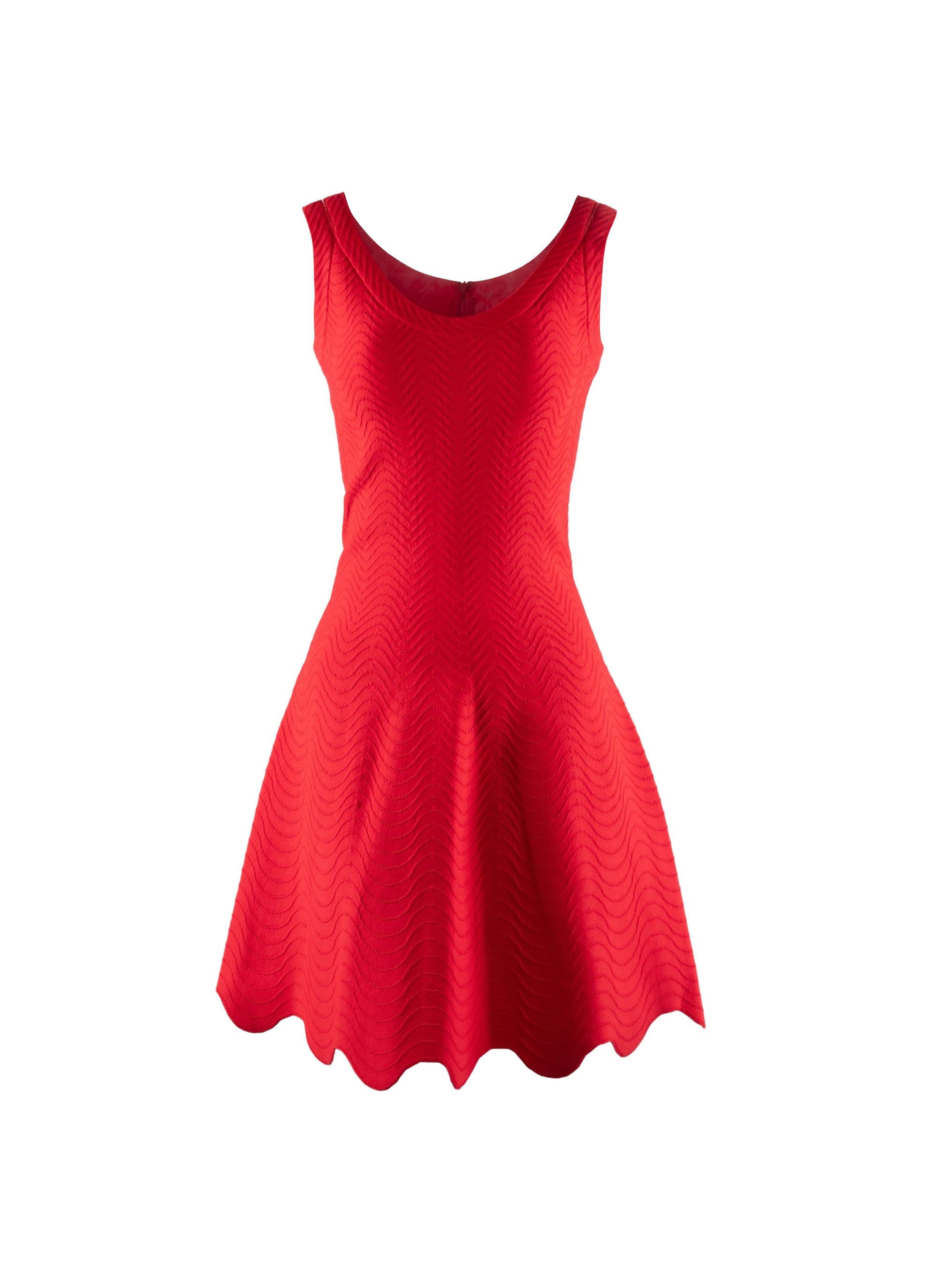 Dress with non-adjustable straps - Scarlet