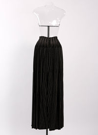 Jupe Mistral en maille - Noir & Beige