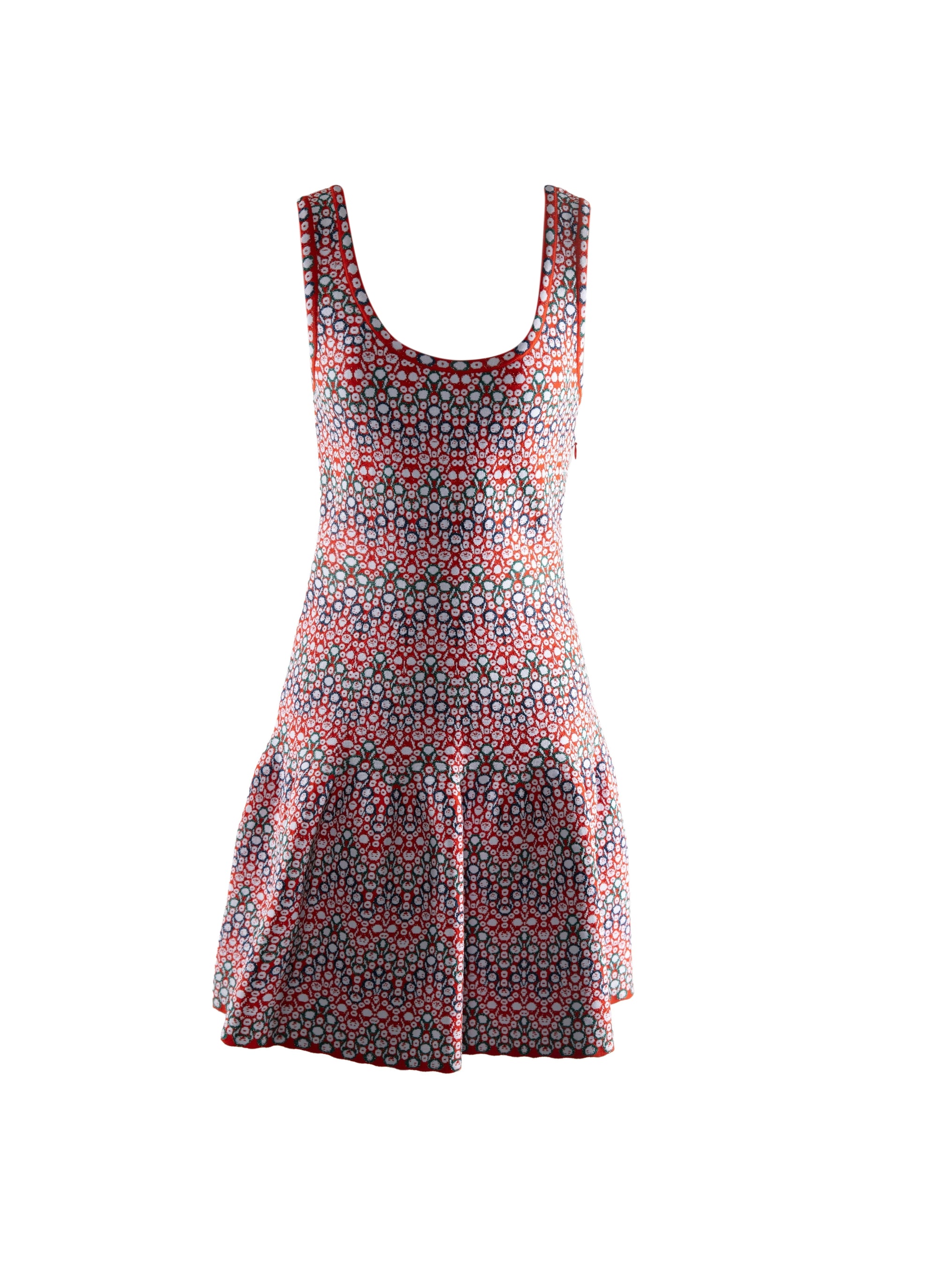 Printed strapless dress - Multicolour