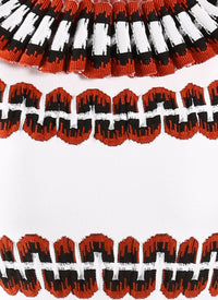 Robe sans manches Farandole en maille - Multicolore