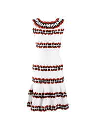 Robe sans manches Farandole en maille - Multicolore