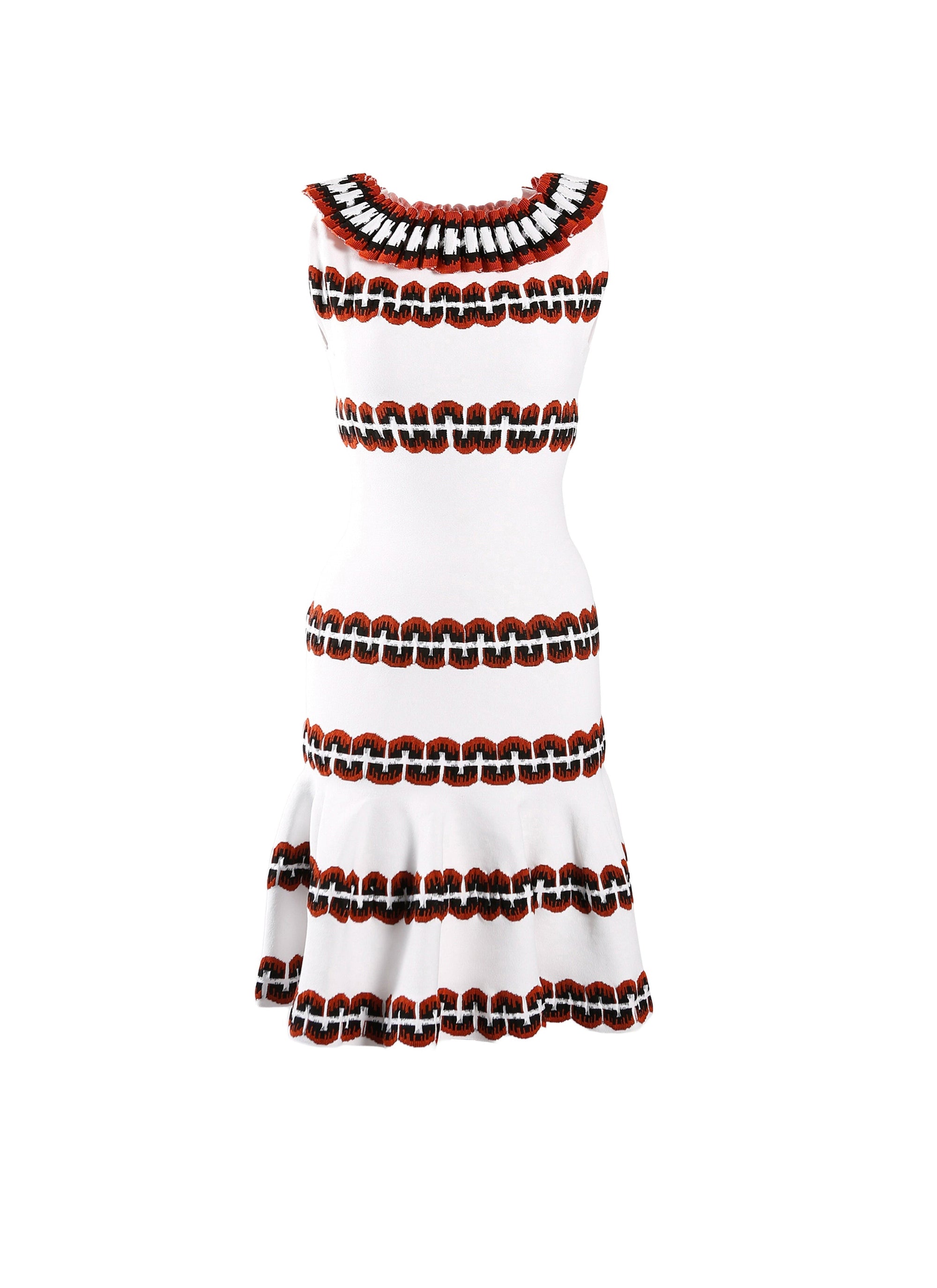 Robe sans manches Farandole en maille - Multicolore