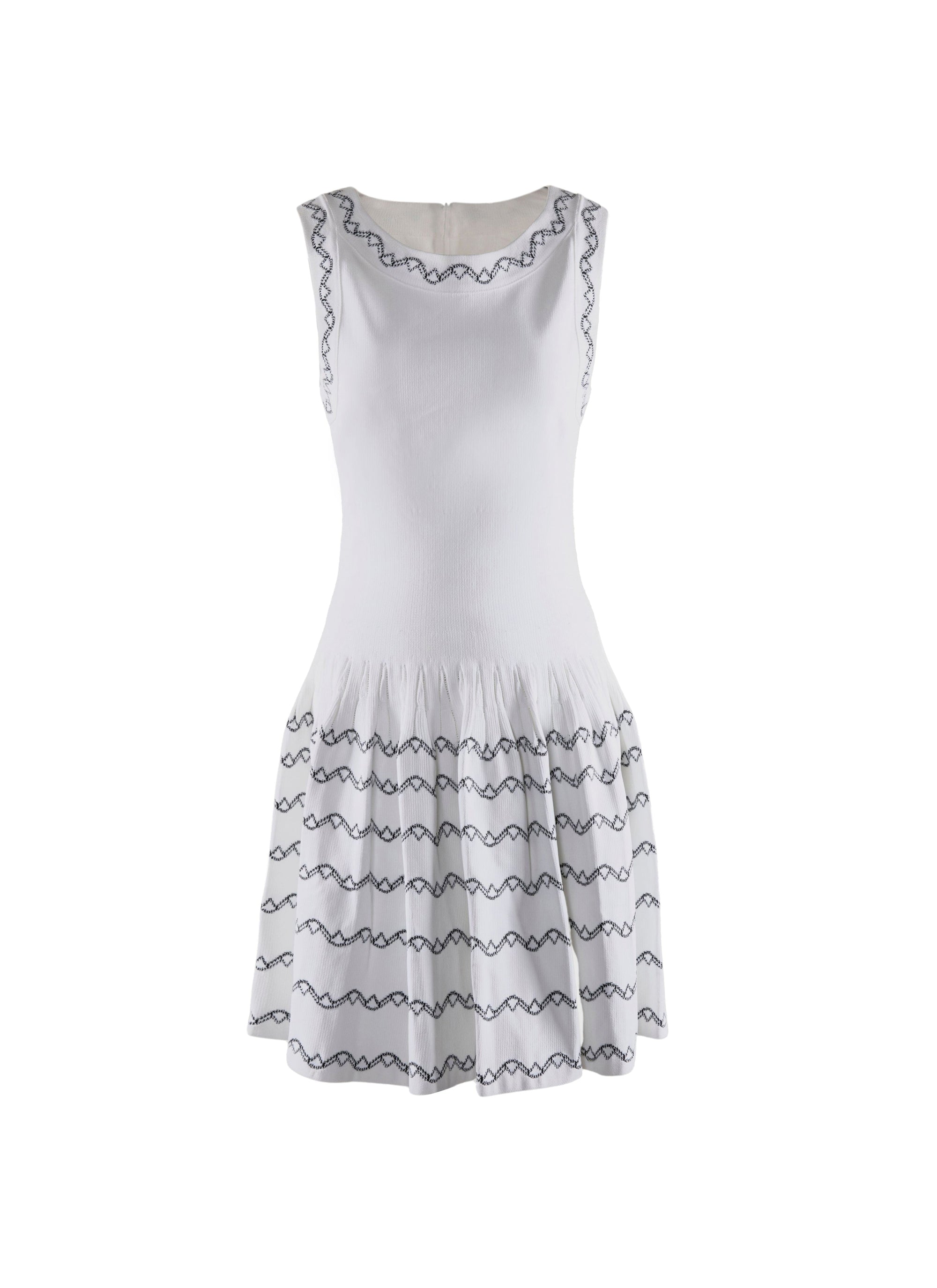 Sleeveless dress - Intense White