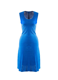 Robe sans manches Bolchoi en maille - Bleu Electrique