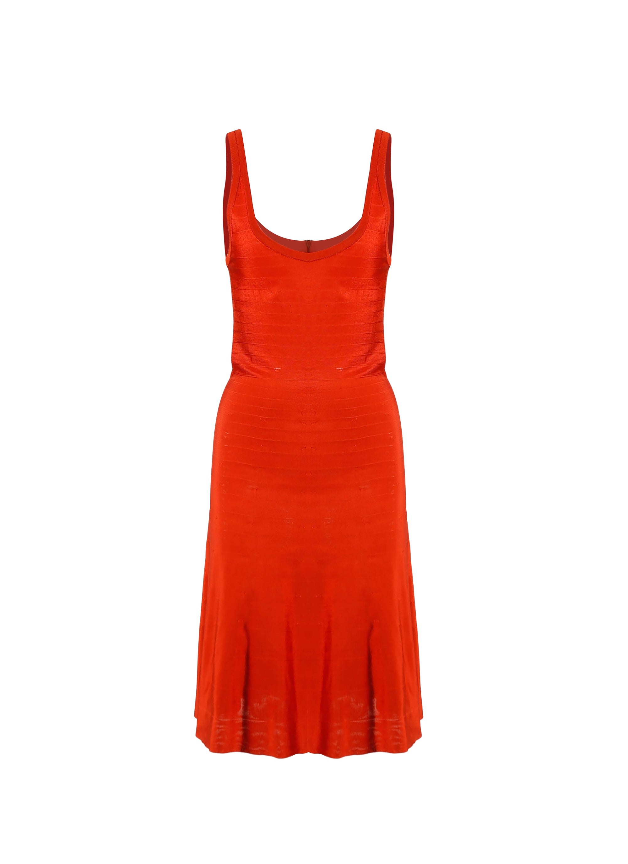 Bolchoi sleeveless knitted dress - Blood Orange