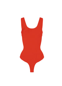 Sleeveless bodysuit - Auburn
