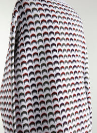Long sleeve half moon print jumper - Multicolour