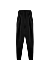 Stretch legging in wool - Black intense