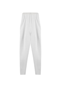 Stretch legging in wool - White iridescent