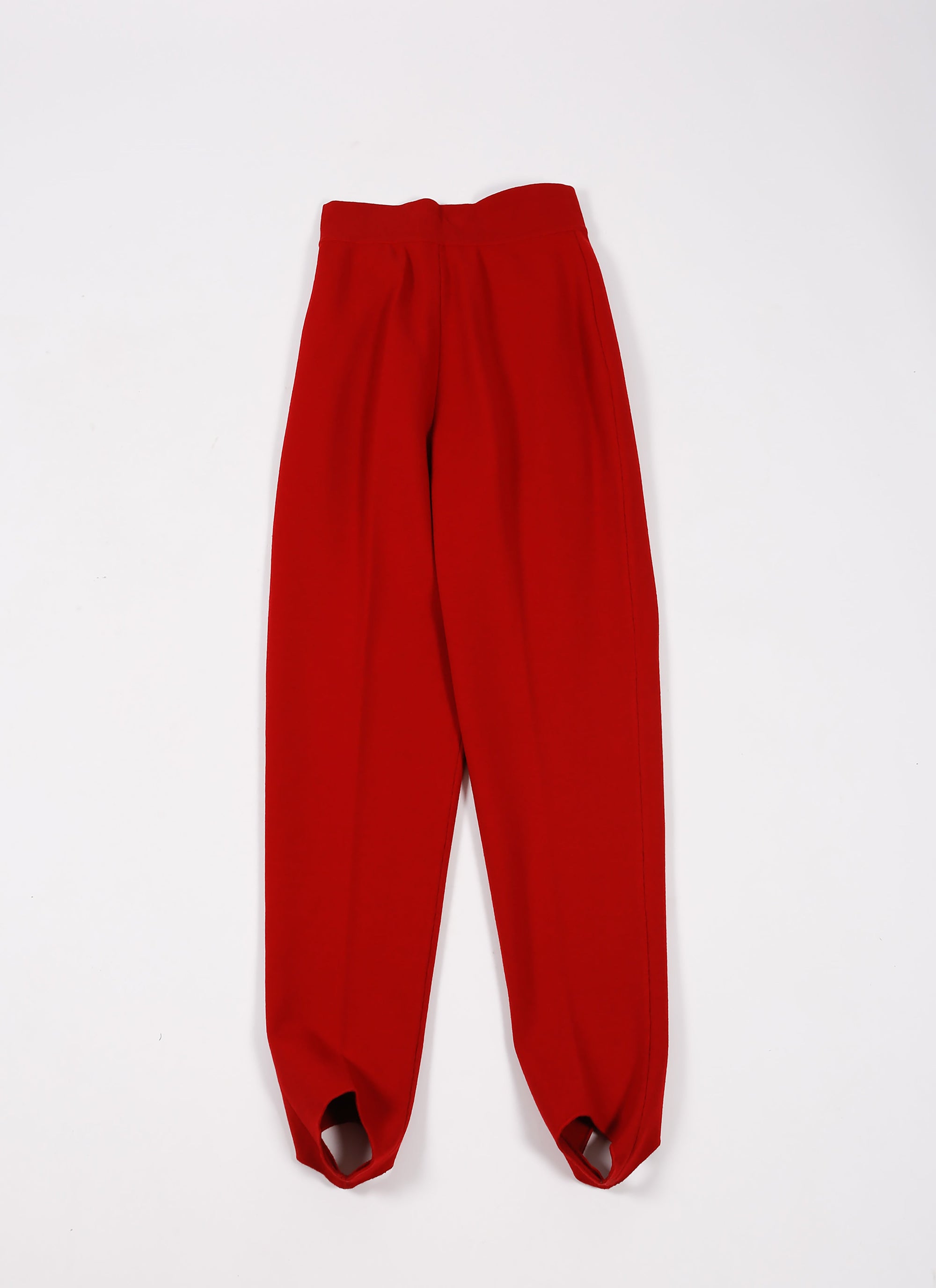 Wool stretch trousers - Garnet