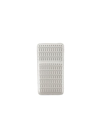 Leather phone holder - Pearl