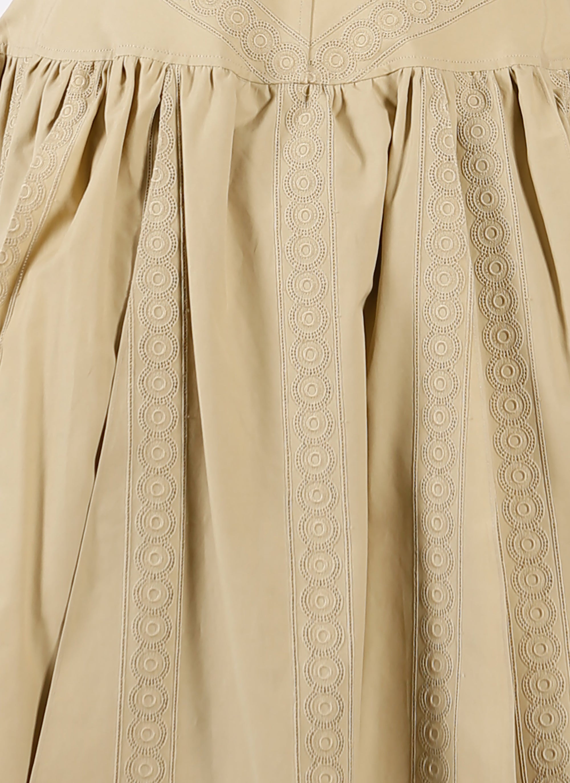 Skirt with rings - Putty