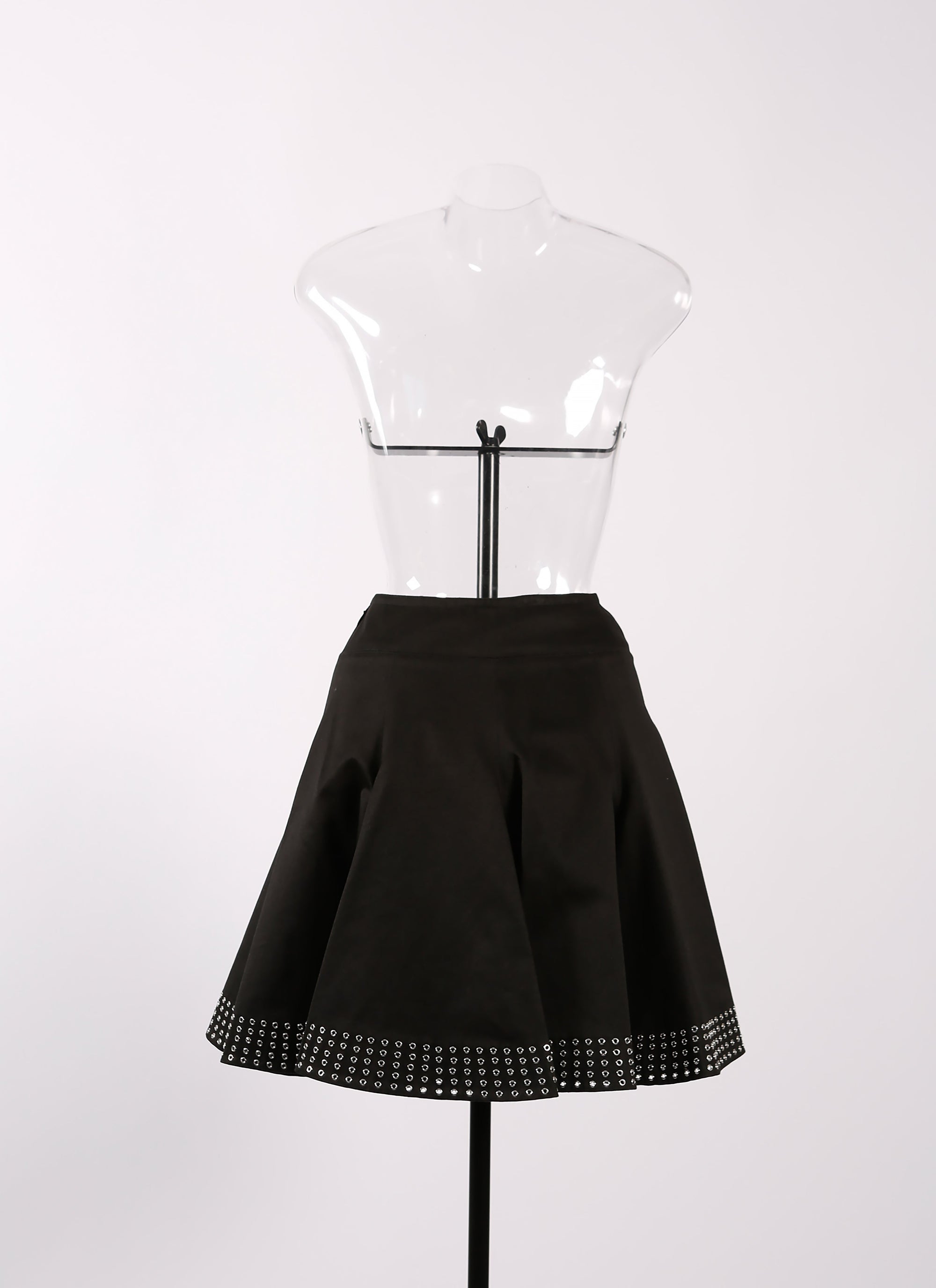 Gabardine skirt - Black intense