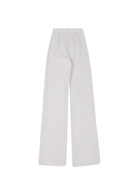 Mermaid Wide Leg Trousers - White
