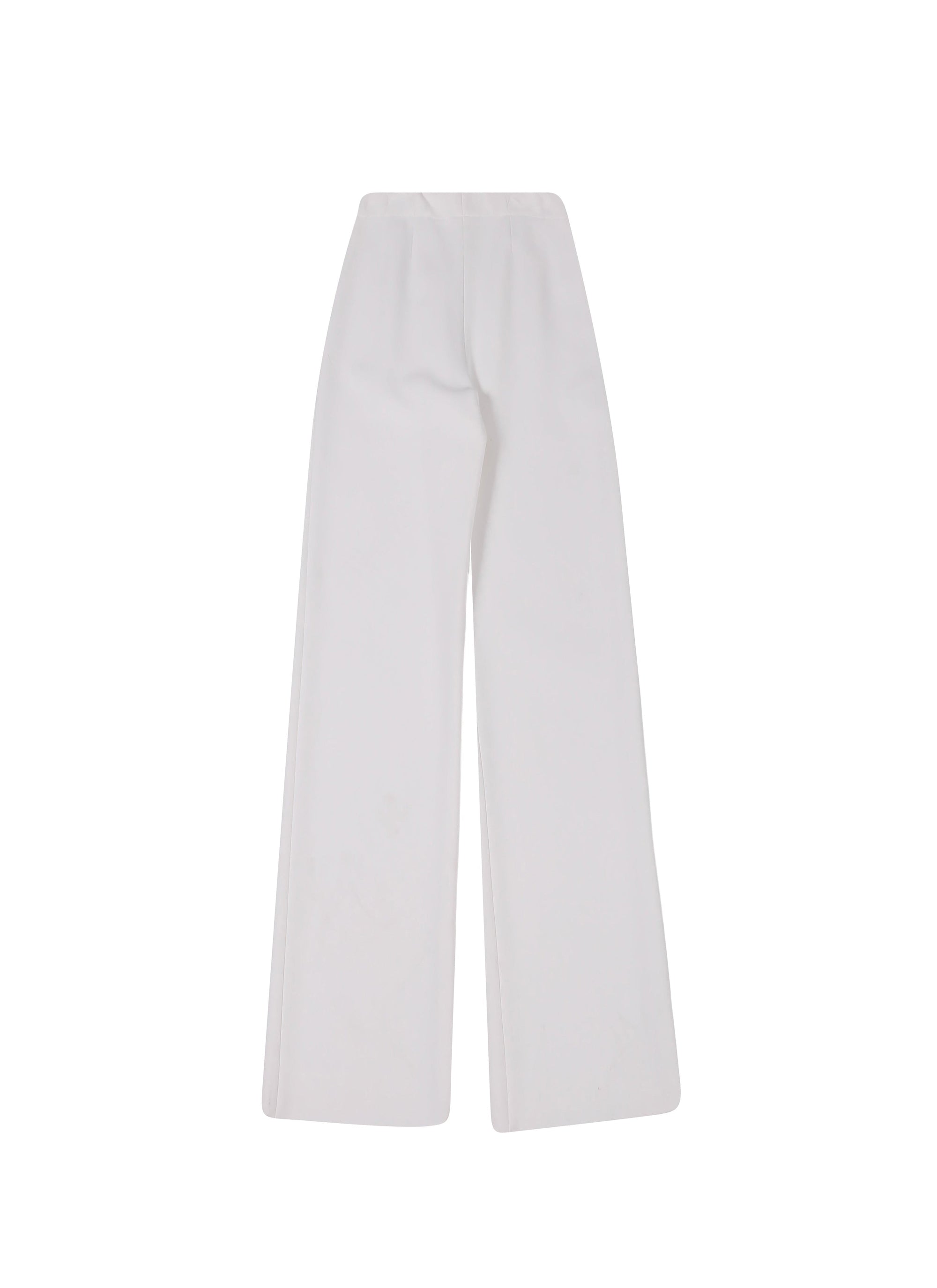 Mermaid Wide Leg Trousers - White