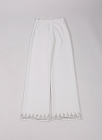 Triangle trousers - White