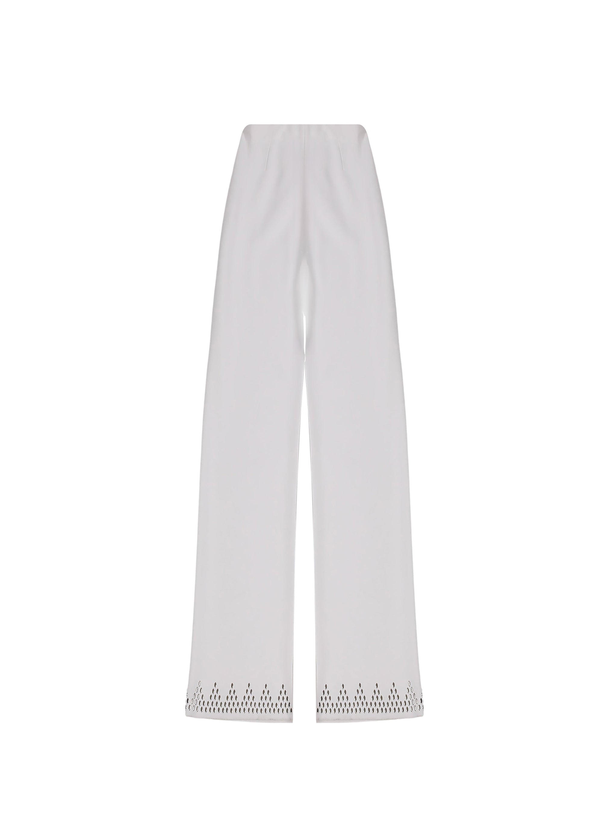 Triangle trousers - White