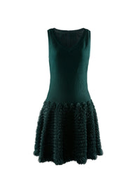 Sleeveless dress - Petroleum Blue