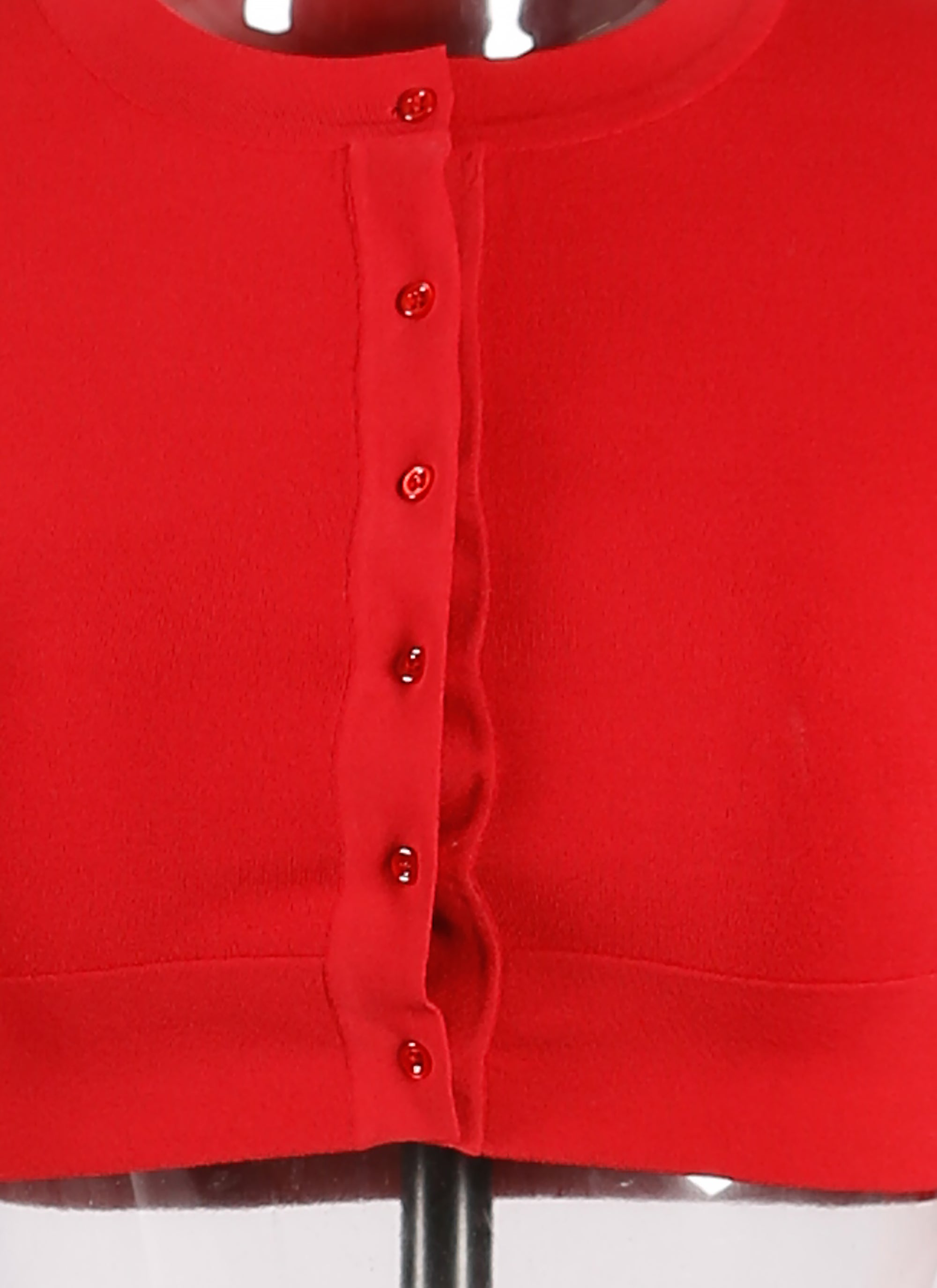 Long sleeve knitted cardigan - Amaranth
