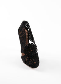 110 pumps in leather - Black intense
