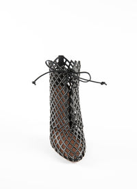 110 leather ankle boots studded detail - Black intense