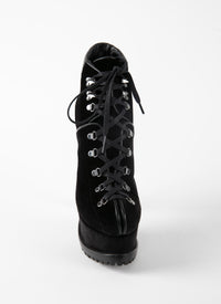 Platform boots 165 - Black intense