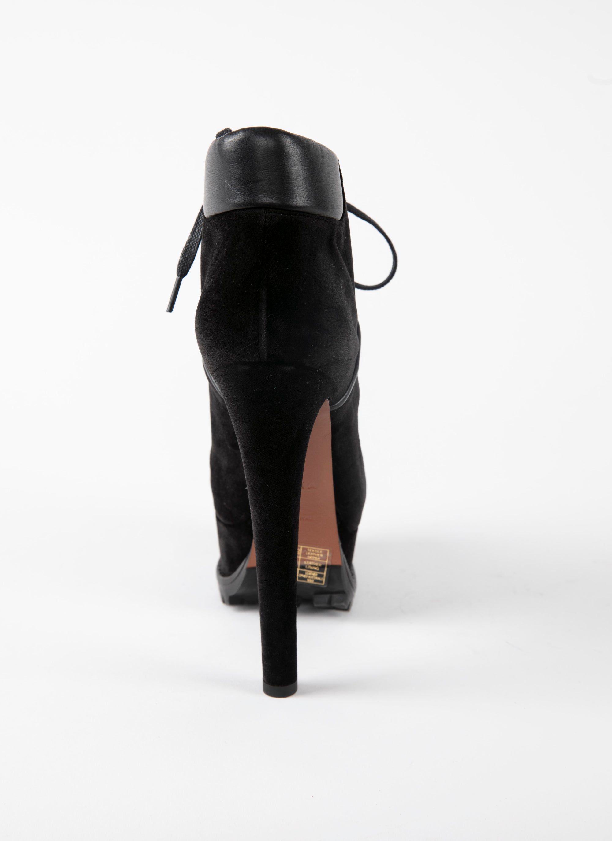 Platform boots 165 - Black intense