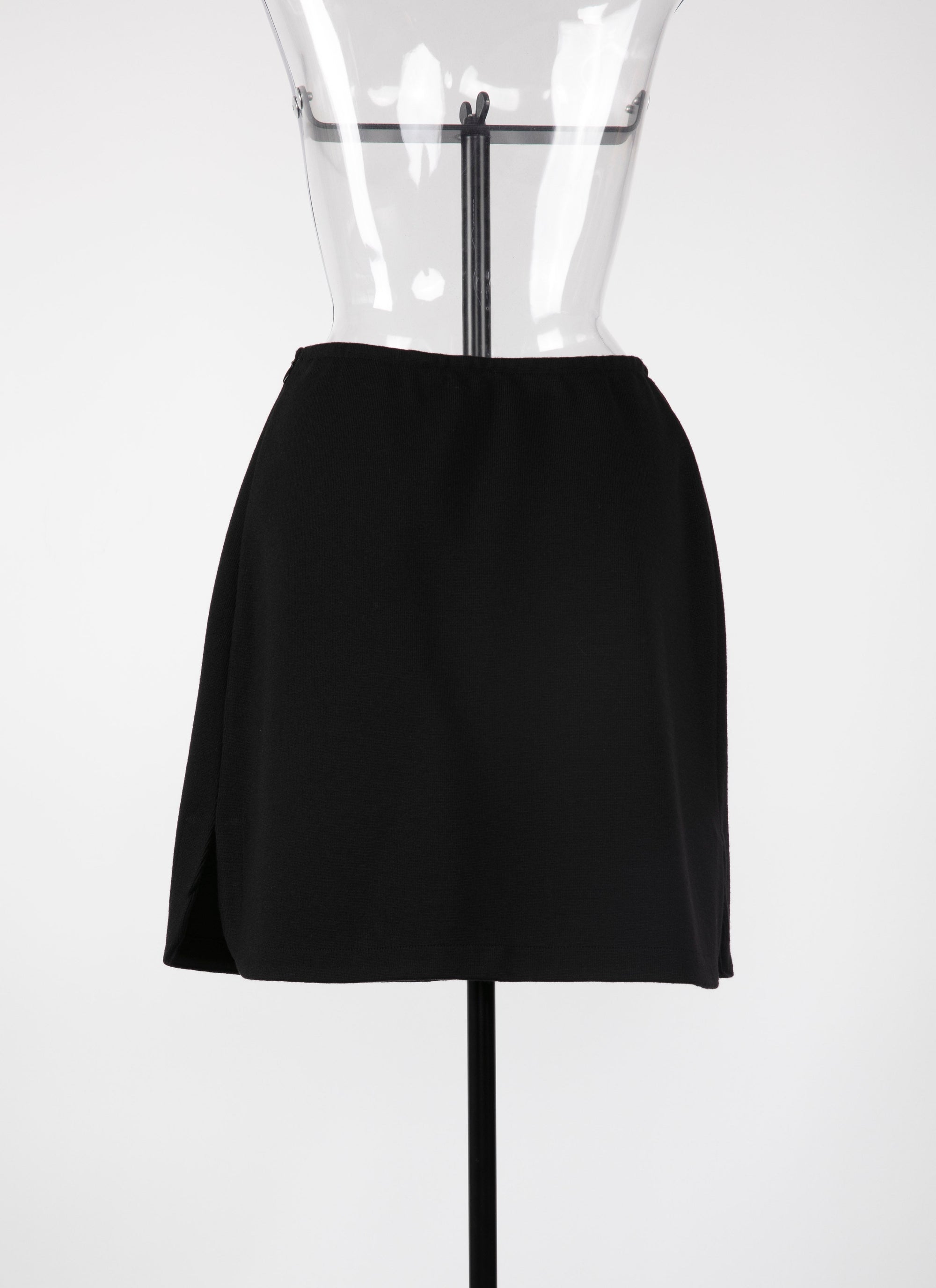Grace skirt in wool - Black intense