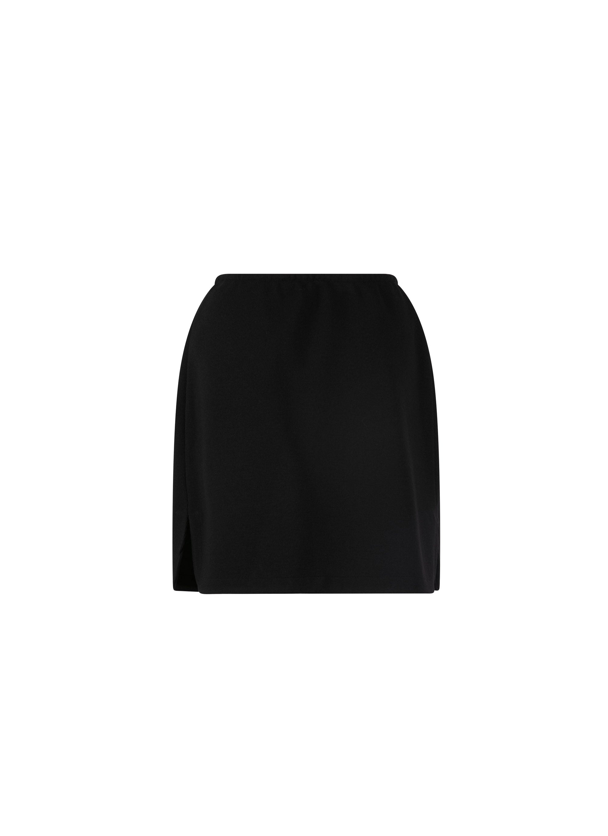 Grace skirt in wool - Black intense