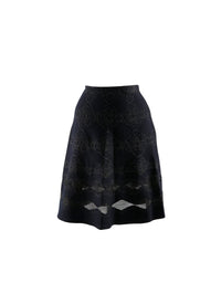 Wool skirt with iridescent detail - Night