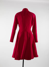 Wool coat - Magenta