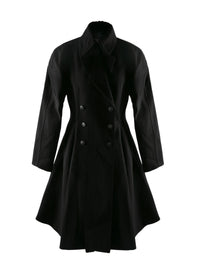 Wool coat - Black intense
