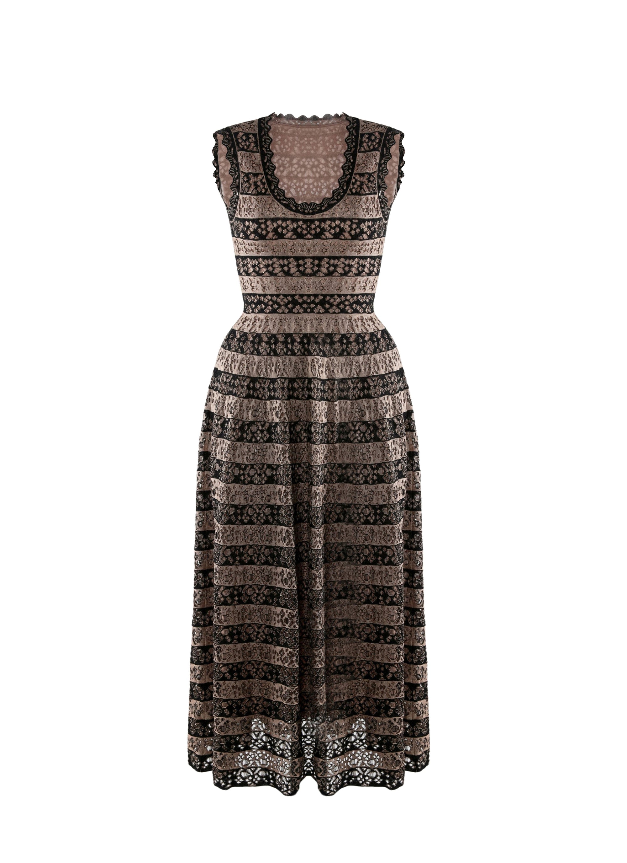 Sleeveless wool and cashmere dress - Nuit
